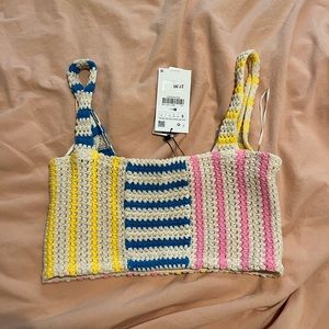 Brand new Zara knitted crop